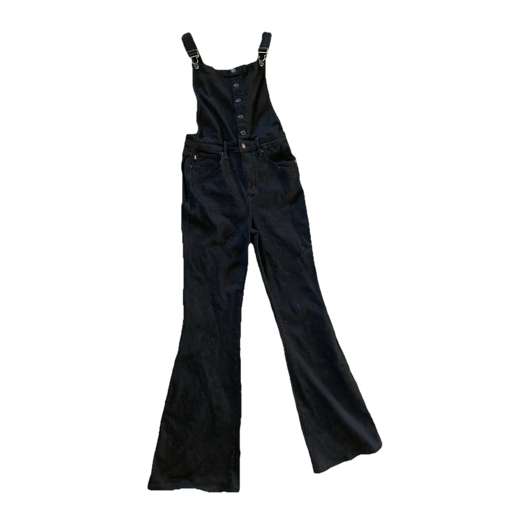 Judy Blue NWT Women's Size Large High Waist Control Top Retro Flare Overall